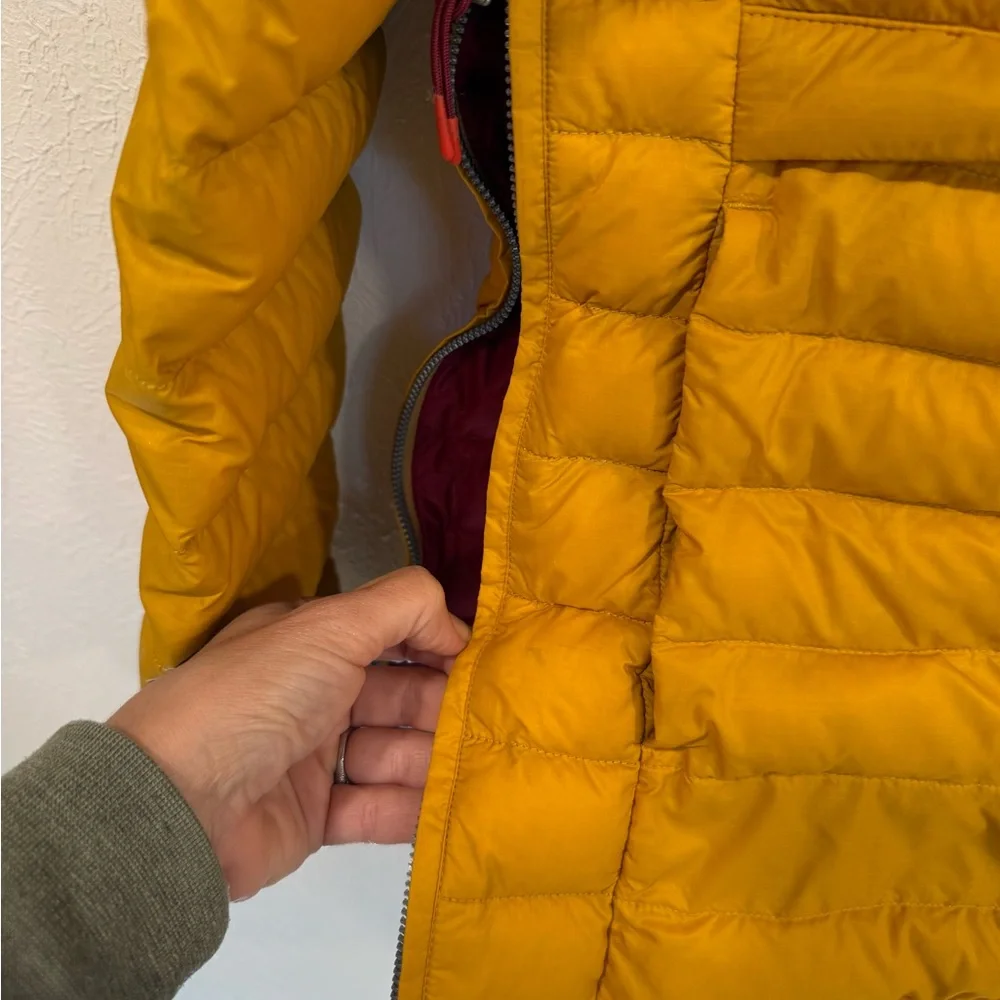 Cotopaxi Fuego Down Hooded Pullover, Amber Stripes, XS - Picture 14 of 15